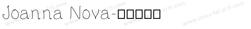 Joanna Nova字体转换